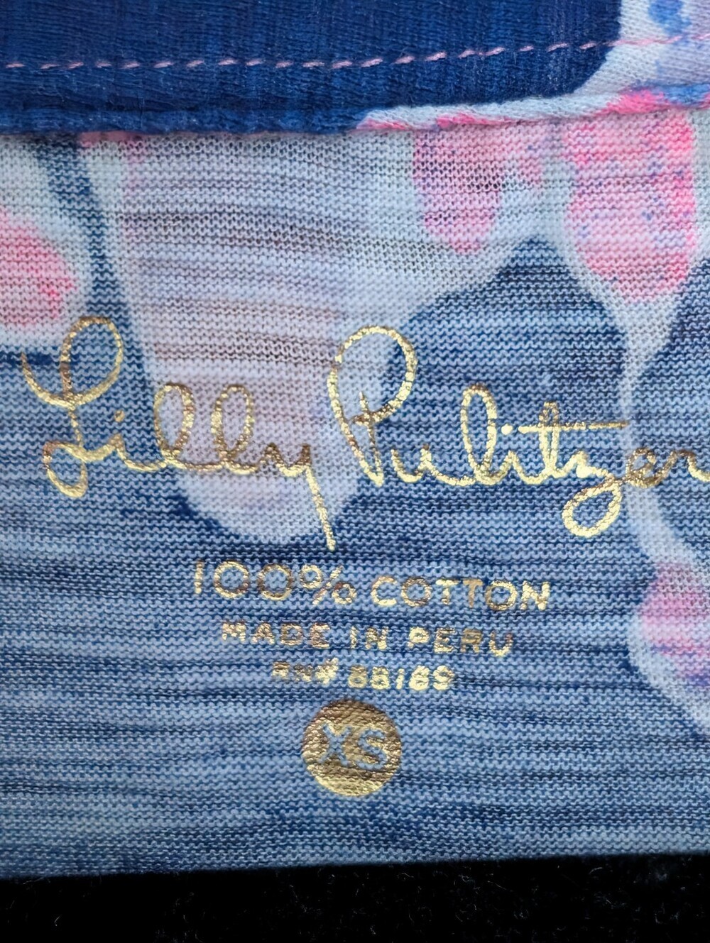 Lilly Pulitzer Gorgeous Tunic Top, XS, nwot, Runs Large - Picture 2 of 2
